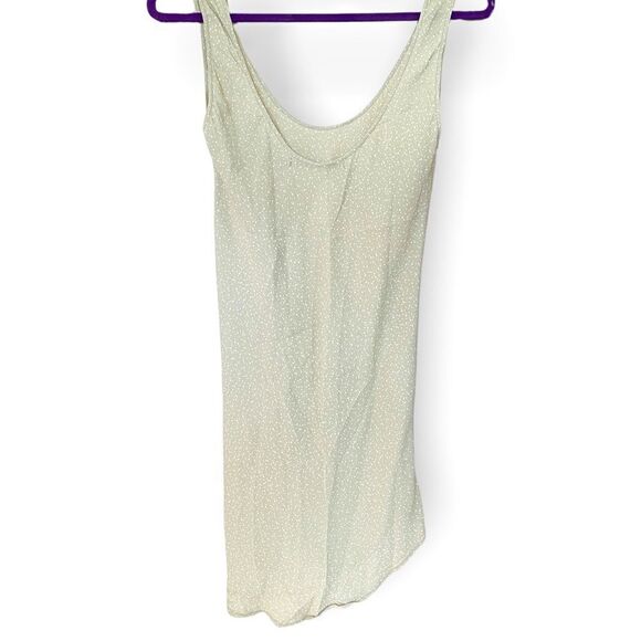 Merritt Charles (S) Annett Lime Dot Slip Dress - Picture 2 of 5